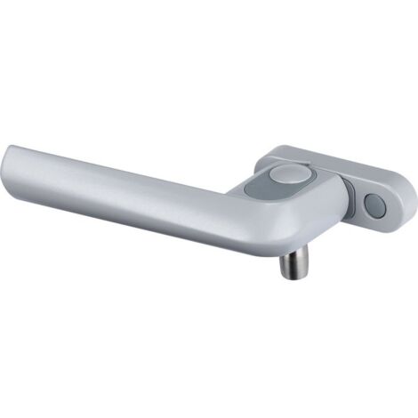 La Croisee Ds – Poignée à olive aluminium RAL9006 – Longueur 158mm – Finition élégante pour fenêtres basculantes et pivotantes – Design réversible - DS7150-007