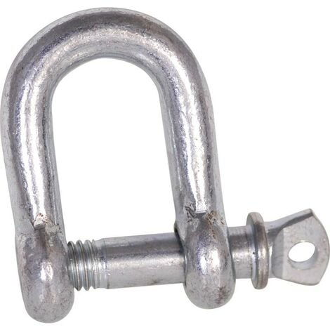 Manille droite standard LEVAC - Ø 8 mm - Entraxe 16 mm - H.37 mm - CMU 250 kg - 5230DG