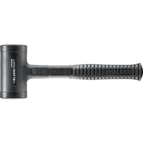 Marteau anti-rebond Halder BLACKCRAFT avec poignée tubulaire en acier Ø 50 mm - 3379.060