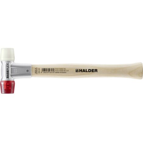 Maillet BASEPLEX, Nylon / acétate de cellulose avec boîtier en zinc moulé et manche en bois - D=25 mm - 3968.025