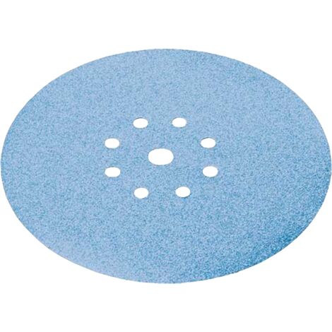 Festool – Disque abrasif de ponceuse 225mm – Grain P60 – Lot de 25 disques – Pour ponçage enduits plâtre et ciment – Aspiration optimale