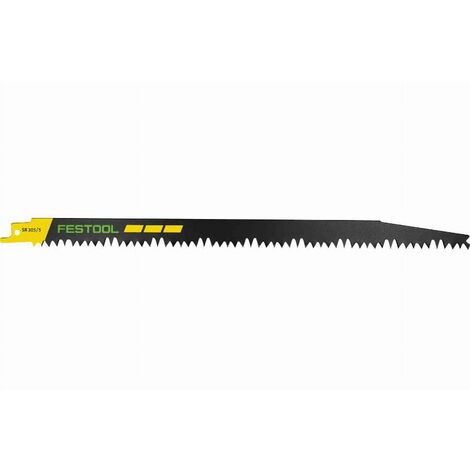 Festool – Lame de scie sabre 305mm pour bois dur – Pas de denture 5 TPI – Lot de 5 pièces – Découpe rapide sans éclat