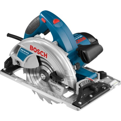 Bosch – Scie plongeante 1800W pour bois jusqu'à 65mm – Moteur électronique constant – Rail de guidage 1400mm – 615990M93
