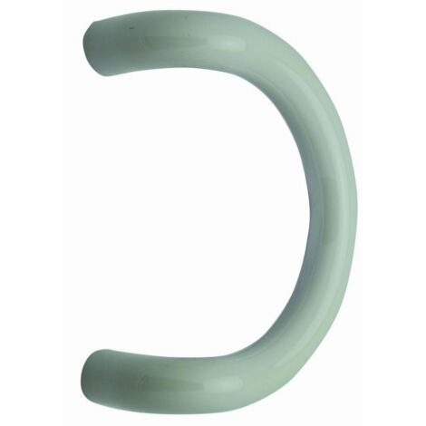 Poignée de porte coudée STG84 NORMBAU entraxe 200 mm percée - Gris 67 - 440310 (1/2)