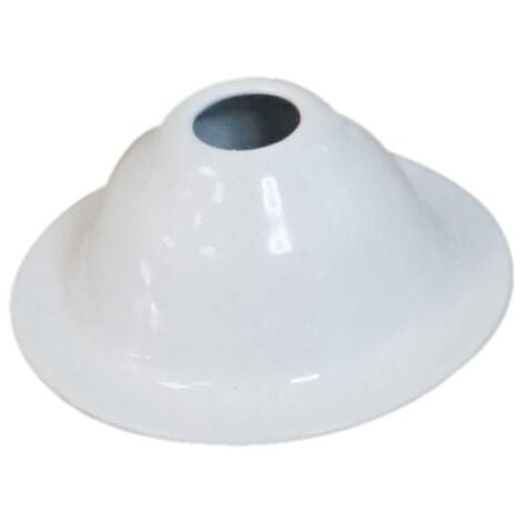 Rosace blanche ING FIXATIONS sanitaire - Boite de 50 - Fixation de tuyauteries - Ø 38 mm x H 19 mm - A141530