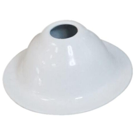 Rosace blanche ING FIXATIONS sanitaire - Boite de 50 - Fixation de tuyauteries - Ø 38 mm x H 19 mm - A141530