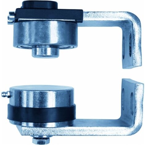 Mantion – Pivot pour portail Ø 70mm réglable 25072 – Acier bichromaté – À visser pour portails lourds jusqu'à 750kg