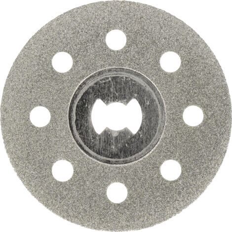 Disque à tronçonner diamanté Dremel SC545 SpeedClic pour couper des tuyaux métalliques, de l'acier trempé, du cuivre, des panneaux de cloison sèche et bien plus encore.