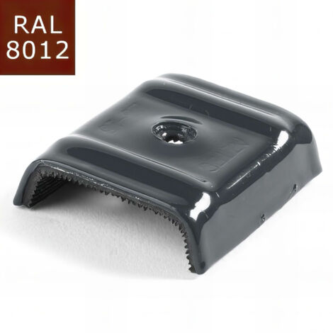 Scell-It – Cavalier bac acier Type E2 – Brun rouge RAL8012 – Sachet de 100 – Joint EPDM pour étanchéité intégrée – Installation rapide - CAV-TE2-8012 (1/5)