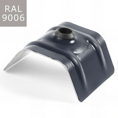 Cavalier bac acier SCELL-IT Type C2- Gris alu blanc RAL9006 - Sachet de 100 - CAV-TC2-9006 (1/5)