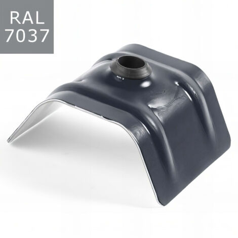 Cavalier bac acier SCELL-IT Type C1- Gris poussière RAL7037 - Sachet de 100 - CAV-TC1-7037 (1/5)