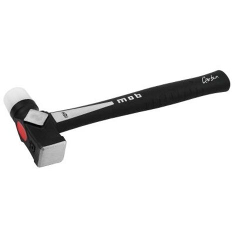 Mob Outillage – Marteau rivoir 2 en 1 pour bois dur – Manche composite anti-vibration – Tête en acier C45E – 390500701