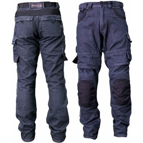 Pantalon de travail homme DENIM en élasthanne - Cepovett Safety
