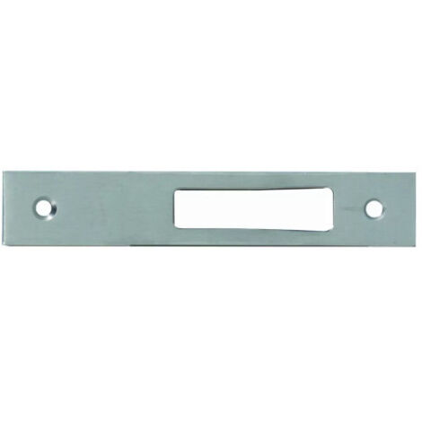 Gâche haut ou bas pour MULTIBLINDO - ISEO Argent 134 mm Plate Inox 24 Pour pêne basculant