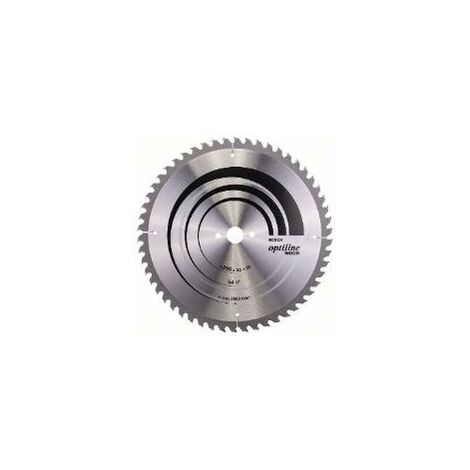 Bosch – Lame de scie circulaire 350 mm pour bois dur – Alésage 30 mm – 54 dents ATB – Coupe nette sans éclat – 2608640674 - WOOD 350 X