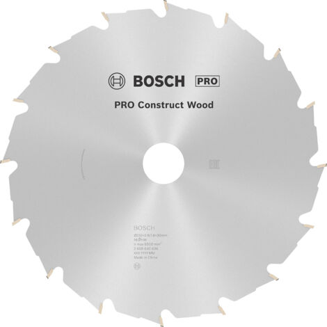 Lame de scie circulaire Bosch Construct Wood FWF 235x2,8x30/20 16Z - 2608640636 (1/10)