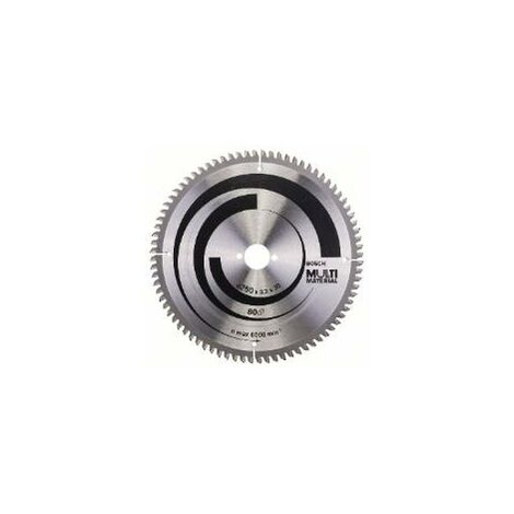 Lame de scie circulaire Bosch MultiMaterial 250x3,2x30 80Z - 2608640516