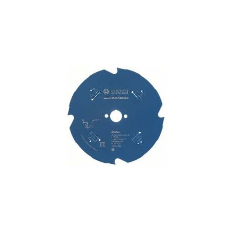 Bosch – Lame de scie circulaire 165mm – Alésage 20mm – 4 dents TCG pour fibrociment – Largeur de coupe 2,2mm – Revêtement anti-corrosion