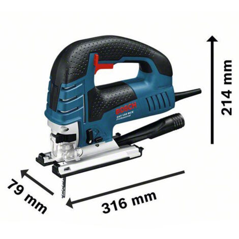 Scie sauteuse 800W GST 160 BCE-BOSCH en coffret L-BOXX - 0601518000