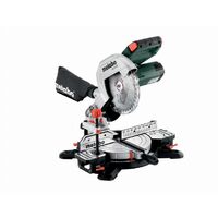 Metabo – Scie à onglets 216mm 1100W – Inclinaison 47° – Profondeur de coupe 60mm – Pour bois dur – Moteur puissant – Aspiration intégrée