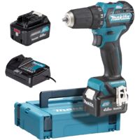 Perceuse visseuse 12 V CXT Li-Ion 4 Ah Ø 10 mm MAKITA - 2 batteries, chargeur, coffret - DF332DSMJ