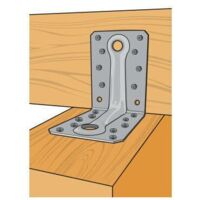 Équerre mixte renforcée SIMPSON - A65xB88xC88x2mm - ABR9020