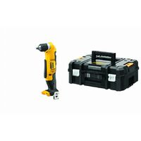 Dewalt – Perceuse d'angle 18V sans batterie – Mandrin 10mm – Couple 33Nm – Pour bois dur et métal – Mallette de transport incluse
