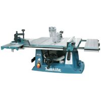 Makita – Scie sur table 1500 W Ø 260 mm – Large surface de travail – Réglage précis de l'angle de la lame – Pour bois dur