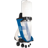 Scheppach Aspirateur à copeaux DC500 – Aspirateur d’atelier – Volume 75 L – 550 W – Débit d'air 1150 m3/h – Kit d'adaptateurs 4 pièces inclus – Flexible 2 m