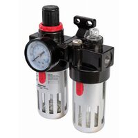 Filtre régulateur lubrificateur SILVERLINE pour air comprimé - 150 ml - 245014