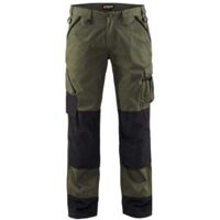 Pantalon Paysagiste - BLAKLADER - Vert Armé / Noir T.46 145418354699-C52