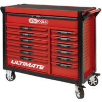 Ks Tools – Servante d'atelier roulante 13 tiroirs – Dimensions 1060 x 470 x 1030 mm – Charge maximale 1000 kg – Roues directionnelles avec frein
