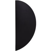 Plaque pour porte demi-lune adhésive antibactérienne 150x300 mm – Pour environnements collectifs – Amortissement bruit élastomère – 630042N – Wattelez