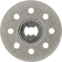 Disque à tronçonner diamanté Dremel SC545 SpeedClic pour couper des tuyaux métalliques, de l'acier trempé, du cuivre, des panneaux de cloison sèche et bien plus encore.
