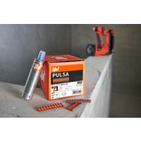 Spit – Clous spéciaux 17 mm pour béton – Pack de 500 pièces avec cartouche de gaz – Performances optimales dans béton dur – Pour Pulsa P27/P40P+/P65