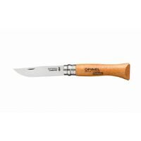 Couteau OPINEL N 6 Lame Carbone avec bague de s curit 113060