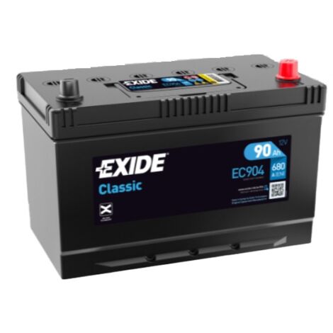 Batería de coche Tudor 90Ah EC904 Exide