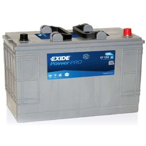 Batería Tudor 125Ah EF1250 Exide