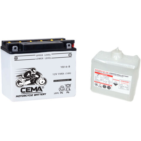 Batería de moto YB16-B Plomo ácido CB16-B (1/2)