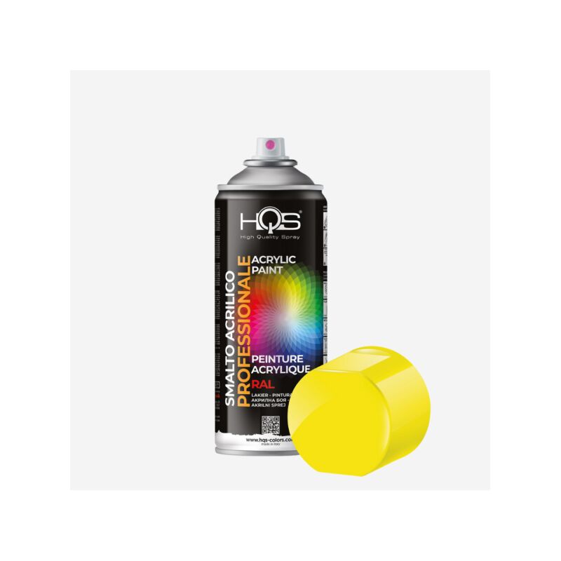 Bombe de peinture Jaune Zinc RAL 1018