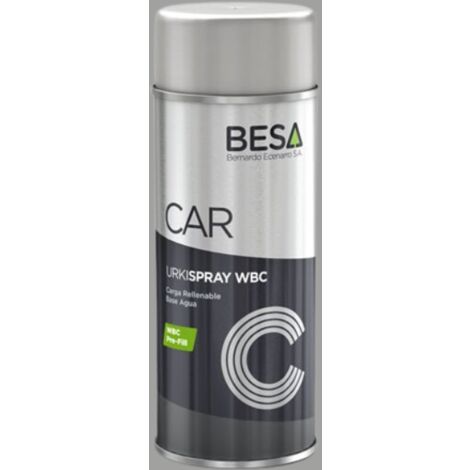 Bombe de peinture bi composant Aluminium Blanc RAL 9006 Brillant