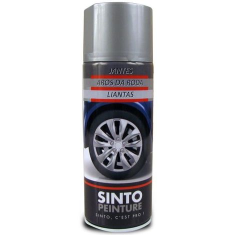 Bombe de peinture jantes Argentée 500ml 