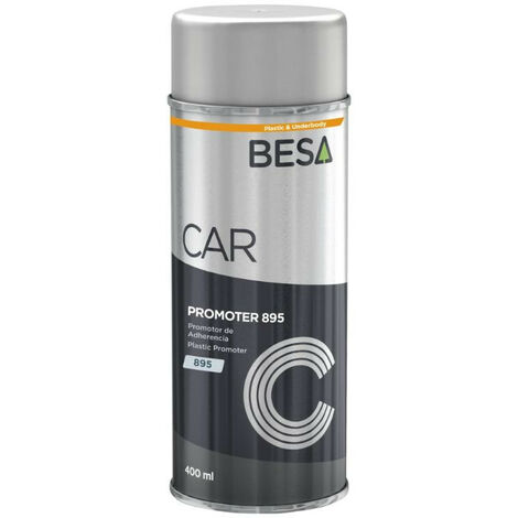Bombe d'apprêt pour plastique – Promoteur d'accrochage 400ml – Pour PP, ABS, PVC – Pouvoir d'accrochage élevé – Besa