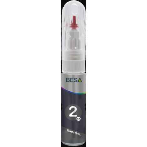 Stylo retouche peinture Noir Foncé Mat RAL 9005 Brillant