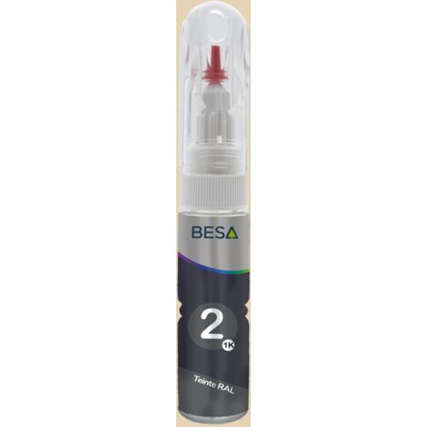 Stylo retouche peinture Ivoire Clair RAL 1015 Brillant