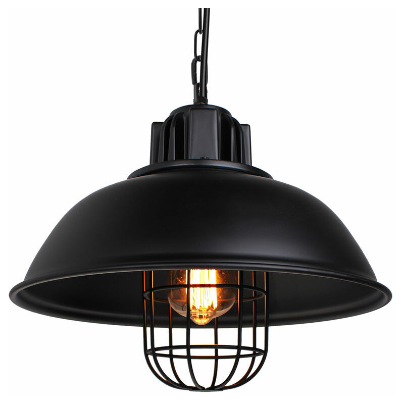 Lampada a Sospensione Alta 132 cm Lampadario con Paralume in Tessuto a  Forma Ovale Lampada da Soffitto, Plafoniera - Nero - lux.pro