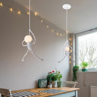 Lampadari Bambini Nero,Lampade a Sospensione Moderno Bello Luce Pendente Iron Man Creativo Ferro Cartoon Design per la Decorazione Domestica,Soggiorno,Camera da letto Ristorante Lampadari Bambini Nero,Lampade a Sospensione Moderno Bello Luce Pendente Iron Man Creativo Ferro Cartoon Design per la Decorazione Domestica,Soggiorno,Camera da letto Ristorante