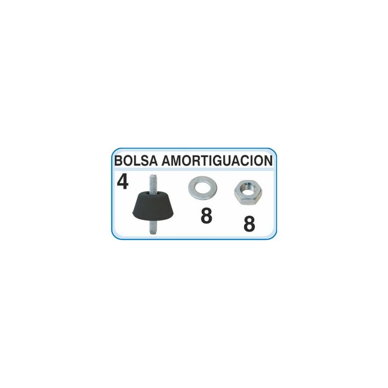 Bolsa Amortiguación Tipo b5 con 4 antivibradores a45 salvador escoda as02213