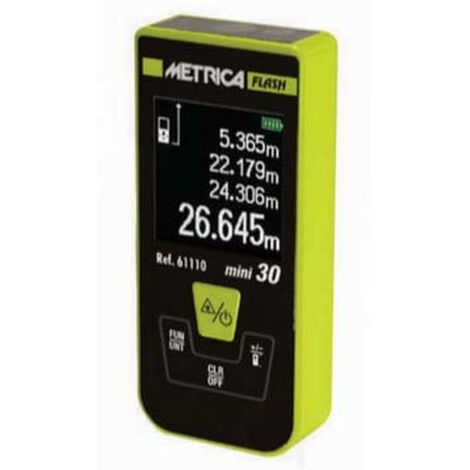 PREXISO Mini herramienta de medición láser, medidor de distancia láser  recargable de 135 pies / pies+in/in/m unidad, medición láser con alta