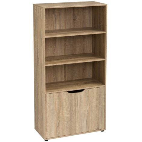 Estantería de Puerta de Madera marrón nórdica de 119x29x59 cm -